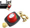 Desconectador de Bateria Coche 12V/24V/48V, Ajustable 180° Cortacorrientes Bateria Coche, Interruptor Bateria Coche, ON-OFF Desconector Bateria Coche, para Coche, Barco, Camión, Caravana