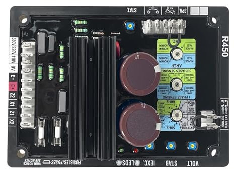 BGFIVKAD 1 pz R450 AVR Sostituisce Il regolatore di Tensione Automatico del generatore, stabilizzatore alternatore Diesel trifase