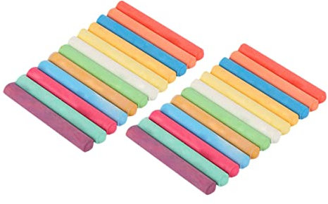 JOINPAYA 2 Scatole Gesso Colorato Gessetti Colorati Gessetti Per Lavagna Gessi Colorati Insegnamento Di Materiali Di Consumo Gessetti Da Lavagna Pratici Gessetti Gemi Gessetti Didattici
