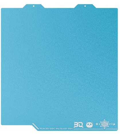 BIQU CryoGrip Pro Frostbite Panda Build Plate für Bambu-Lab A1 Mini Drucker, Raumtemperatur Druck Kaltplatte 184x184mm, Doppelseitiges grobes Texturiertes Federstahlblech