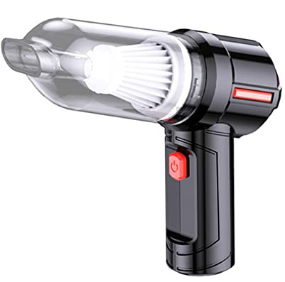 Handheld Car Vacuum Cleaner, Portable 5500pa Powerful Vacuum Cleaner Cordless Blower Fast Charging for Car Home Animal Hair Cleaning (Black)