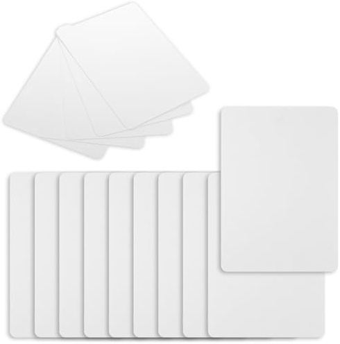 IYEREER 100 Pcs Tarjetas Visita de Papel A6, Tarjeta en Blanco, Postales en Blanco, Tarjetas para Escribir Bloc de Notas Mensaje Memorizar DIY Regalo(10,5 x 14,8 cm)