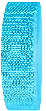 Polyester-bomullsband, Webbing Strap Tejp 38mm Polypropen Multicolor 5-50 Yards for Bag Bagage Strapping(Sky Blue,38MM x 20 Yards)