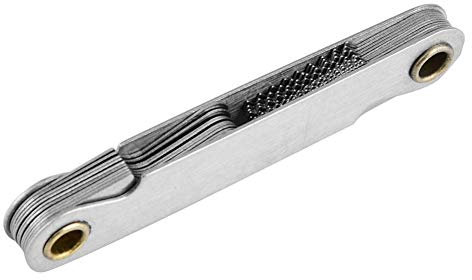 Imperial 55° Thread Gauge Stainless Steel Thread Pitch Gauge Screw Measuring Gauge