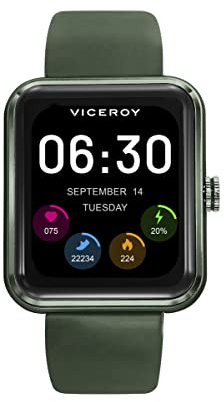 Viceroy Reloj Smart Pro 3.0 Aluminio Verde. Reloj Inteligente IP67. Smartwatch Unisex