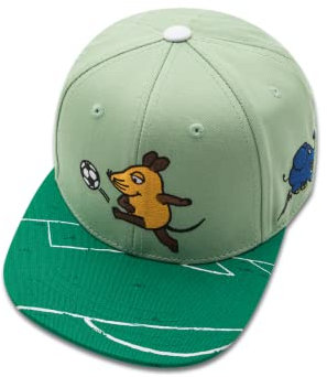 koaa Die Maus Fußball Snapback - Sendung mit der Maus, Basecap Kinder, Coole Cap für Jungen & mädchen, Snapback käppi, schildkappe, cappy, cappies Kids, Snapback Junge, Coole käppi Kleinkinder