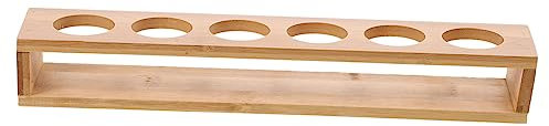 BESTonZON Holz Schnapsglashalter Schnapsglastablett Schnapsglas-Organizer Für Mehrere Gläser Platzsparend Und Leicht Zu Reinigen Für Bar Oder Zuhause