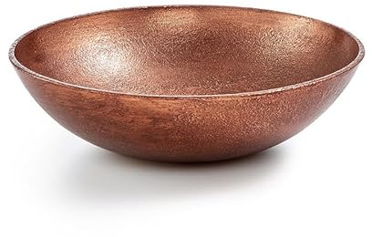 LUCKY BRAND 12 Textured Copper Metal Bowl