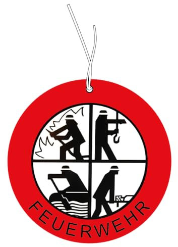 CME.Promo Set di 2 ciondoli profumati con motivo vigili del fuoco, dispenser di profumo, tuning, Car Air Freshener