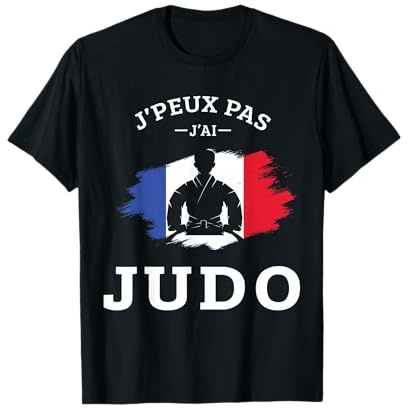 Je peux pas j'ai judo judoka Art Martial france judo humour T-Shirt