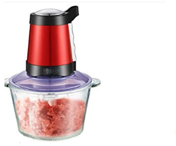 DSSWTP Electric Food Meat Grinders, Food Processor, Free Glass Bowl Blender Grinder for Meat, Vegetables, Fruits and Nuts, Blades