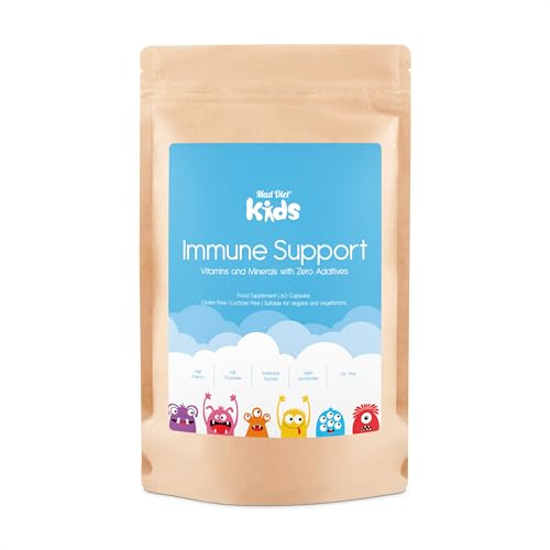 Kids Immune Support – Zero Additives – 60 Capsules - Non-GMO Immune Support for Kids