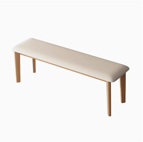 WXZXWXZX Sitzbank Holz Eckbank Esszimmer Hocker Holzbank Küchenbank Bank Flur Esszimmerbank Bettbank Essbank Garderobenbank Polsterbank für Wohnzimmer Schlafzimmer(100cm(39in))