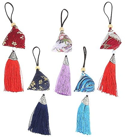 PRETYZOOM Colgantes de Bolsitas Perfumadas Estilo Japonés, 5 Unidades, Hecho a Mano, Borlas Decorativas, para Hogar y Decoración Color Aleatorio
