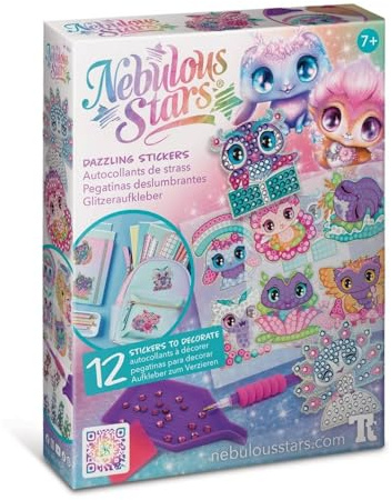 Nebulous Stars - Glitzeraufkleber, bunt