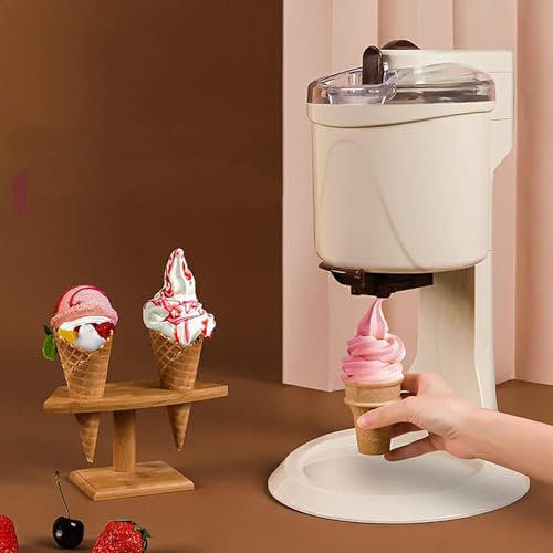 Ice Cream Burger Make Gelatiera - Frullati e Gelati, Mini Yogurtiera Automatica, Prepara Gelato, Granita, Yogurt, Sorbetti