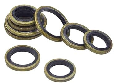 MAYyhem 20 stücke Metric Bonded Seal Selbstzentrierende Dichtscheibe Hydrauliköl(13mm)