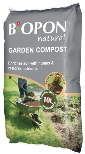 Garden Compost 10L – Organic Soil Conditioner Rich in Humus – Restores Nutrients, Improves Soil Structure – 100% Natural