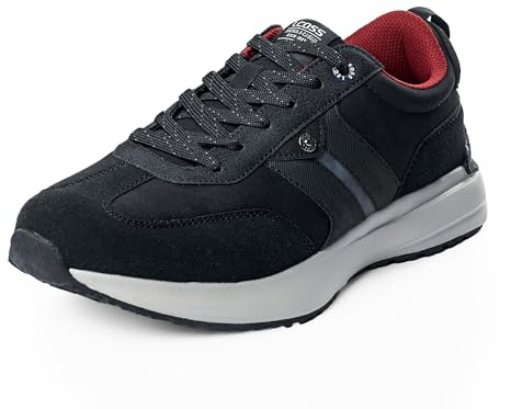 LEOSS ORIGINAL Scarpe da Ginnastica Uomo Sneaker con Lacci Scarpe da Città Scarpe da Escursionismo Casual Scarpe da Walking in Pelle Sportive