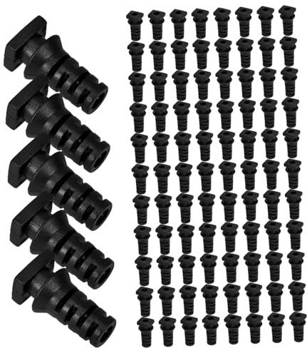 Artibetter 100 pièces Connecteurs de Protection de Câble Abs Gaine de Détail Antitraction pour Câbles Souples Installation Facile pour Équipements Électriques Lot de Manchons Robustesse