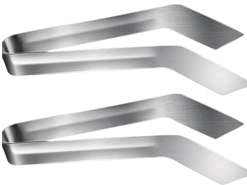 2 pinze per trapianto di piantine da 8, 7x1, 1 pollici in metallo per rimuovere lo strumento per trapianto di piantine con manico a forma di bocca, accessori da giardino per ridurre i danni alle radi