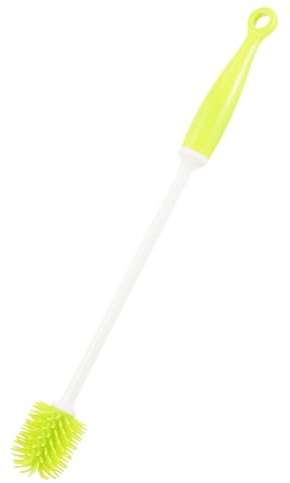 TOYANDONA Goupillon de Nettoyage en Silicone, à Long Poignée, pour Biberon et Bouteille, Atteint Facilement le Fond, Petits Cols Cuisine