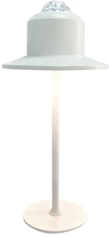 Irfora Lampada Touch Ad Alta Efficienza Energetica, Luce di Proiezione di Onde D'acqua per il Relax, Lampada da Scrivania Ricaricabile, Ferro ABS (Modello proiezione della filigrana)