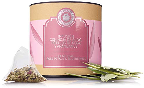 Infusión Hoja Olivo 'Pétalos de Rosa & Arándanos' - La Chinata