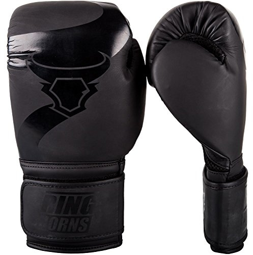 Ringhorns, Charger boxhandskar, unisex vuxna, 30 ml, svart/svart