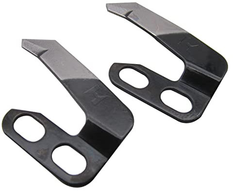 ckpsms Marca - 2PZ Coltello da banco Inferiore #D2406-555-B00 Compatibile con/Sostituzione per JUKI Marca DDL-555-5, DLU-5490-6, DLU-5490-7,DLU-5494-6