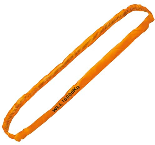 Rundschlinge, WLL 10000 kg, orange, Länge 6 m, Umfang 12 m