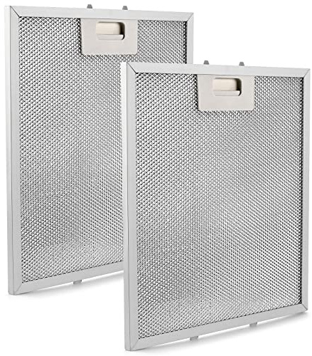 2 Pack W10169961A Hood Vent Grease Filter 10.5 X 12 Microwave Grease Filter With 3-Layer Aluminum Mesh Compatible with Whirlpool, Jenn.Air Range Hoods Replaces W10875058 W11245983 by AMI PARTS
