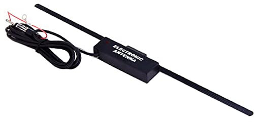 VIGORTHERIVE Amplificador de Antena de Radio para Coche de 12V, Amplificador de instalación Interior, señal de línea, Parabrisas electrónico para Coche, Antenas, Amplificador de Antena