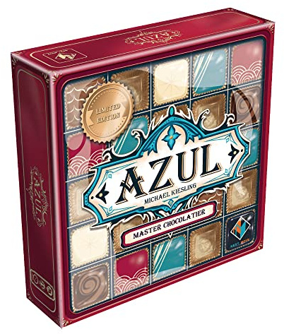 Azul Master Chocolatier Board Game - Craft The Ultimate Chocolate Selection! Tile-Placement Strategy Game for Kids and Adults, Ages 8+, 2-4 Players, 30-45 Minute Playtime, Made by Plan B Games