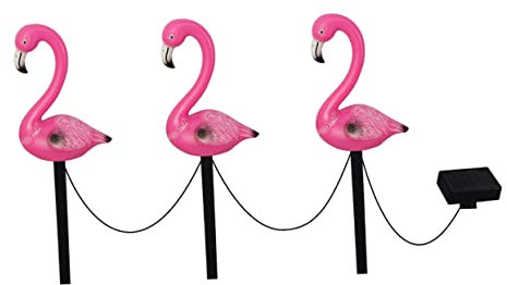 jojofuny Solar Flamingo Gartenleuchte Solarleuchten Für Außenbereich Flamingo Licht Für Garten Gartendeko Für Draußen