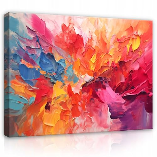 WallArena Leinwand Bilder 60x40 cm | Abstrakt, Leinwandbilder, Bild auf leinwand, Format: 60x40 cm (BxH) - einteilig auf Canvas Leinwand. Das Leinwand