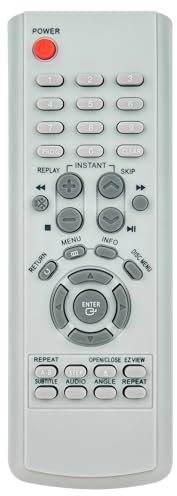 AULCMEET 00011K AK59-00011K Télécommande de Remplacement Fit for Samsung DVD Player DVD-P241 DVD-HD755 DVD-P140 DVD-P142 DVD-P144 DVD-P242 DVD-P242B DVD-P243