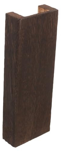 TOPBATHY Blumentopf aus Holz Zaunvasen für Pflanzen im Freien Bauernblumenbehälter Künstliche Blumenvase Halter für Zimmerpflanzen pastoraler Blumentopf hängender hölzern Coffee