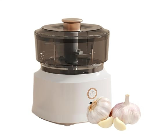 Agitatore elettrico per aglio - Tritatutto elettrico elettrico, Tritacarne l'aglio elettrico | taglierina per cipolla wireless | Processore alimentare multifunzione portatile per