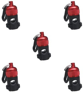 Timcryxient 5 set Scuba Diving Regulator Hose Holder Octopus Retainer Clip Keeper Red