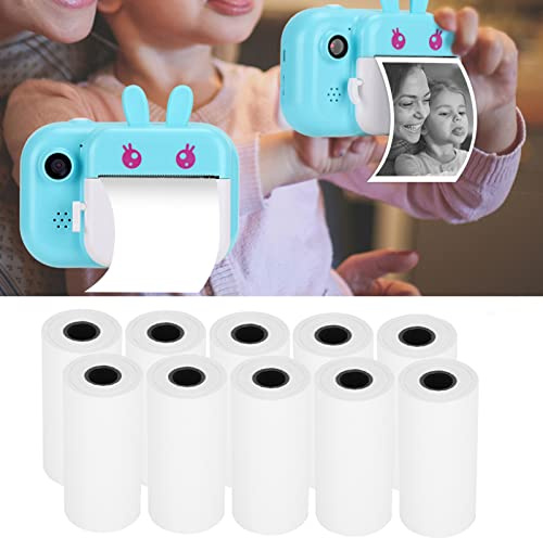 Papier d'imprimante portable Sustvita 10 Rolls, papier thermique de 55 mm x 600 mm pour une mini imprimante thermique de poche et artisanat à imprimé instantané