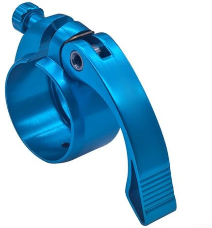 Collier de serrage de tige de selle à dégagement rapide pour vélos pliants Dahon, diamètre intérieur de 40 à 8 mm, alliage d'aluminium léger (bleu)