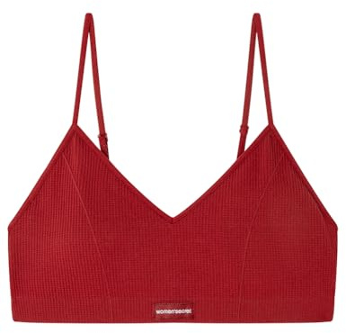 Women'secret Top Triangular Natural Cuadrillé Bra Mujer