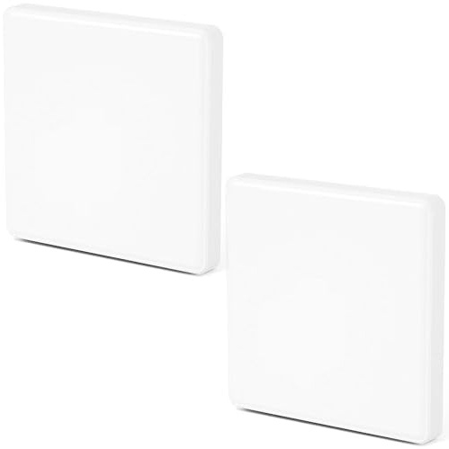 2 piezas de cubiertas ciegas para enchufe, cubierta para interruptor de luz 8,6 x 8,6 cm, cubiertas para enchufes en blanco, cubierta ciega para caja de empotrar para enchufes o interruptores sin usar