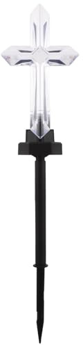 TOBBOMEY Decorazioni Per Tombe Per Le Feste Solari Illuminate Per Tombe Illuminata Luce Solare Lampada Per Tomba Nera