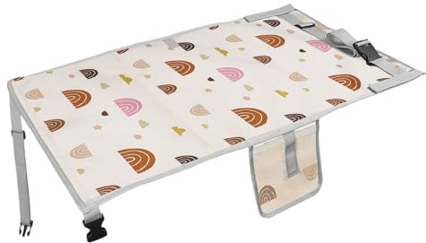 Lit d'avion pliable, coussin de couchage pour siège, coussin de voyage imperméable pour chaises de salle à manger ou poussettes, accessoire de voyage doux avec voyages en avion faciles à transporter,