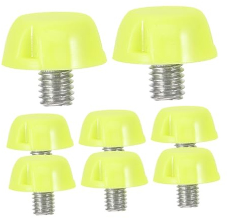 SUPVOX 8 Piezas Clavos para Zapatillas de Atletismo 10mm Fluorescente Verde Espigas Reemplazables Tacos Antideslizantes para Entrenamiento y Competición al Aire Libre