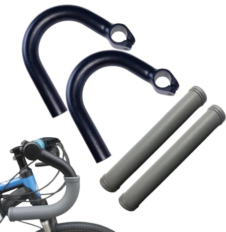 Prolunga manubrio per bici | Prolunga Antiscivolo In Lega Di Alluminio - Terminali manubrio per bici da montagna | Per strada città turismo pendolarismo sentieri ciclismo biciclettata all'aperto