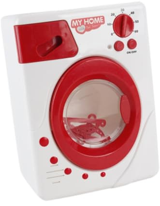 idqwsswt Lavadora para niños, Juego de Juguetes, lavadoras realistas, electrodomésticos de Juguete, electrodomésticos en Miniatura, Juego de rol, Lavadora