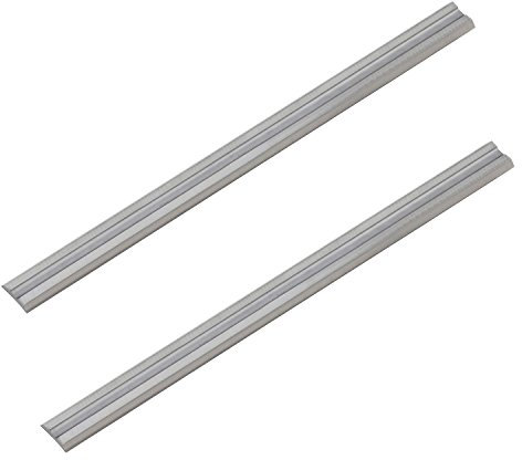 2 Stück Hartmetall Hobelmesser für Hobel Elektrohobel 102 x 5,5 x 1,1 für Bosch Makita AEG Elu Dewalt